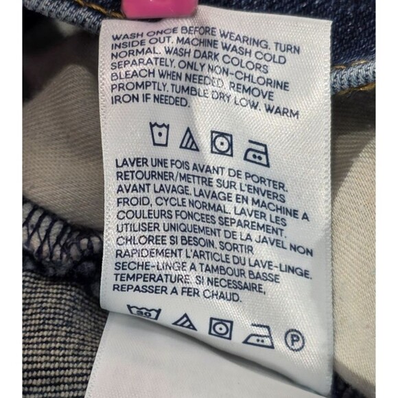 Lands End Mens Jeans Square Rigger Straight Leg Medium Wash Stretch Denim 35x26 - Picture 11 of 16